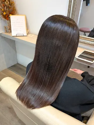 セミロング 石田 栞のヘアスタイル