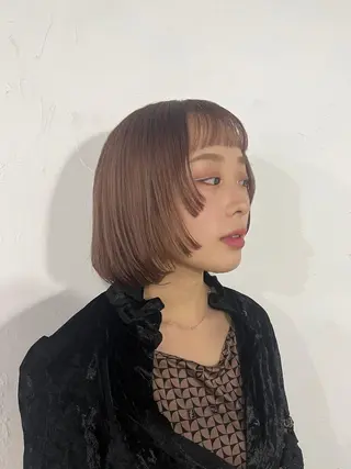ミディアム 丸山 史香のヘアスタイル