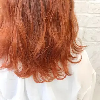 ロング カラー オリーブ/アッシュ やわらか透明感カラーのヘアスタイル