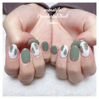 ミディアム ネイル 👑enen style👑のネイルデザイン