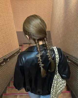 ロング ヘアアレンジ 木村 咲良のヘアスタイル