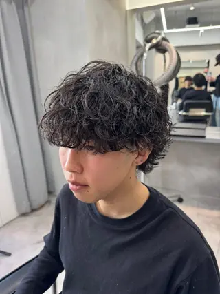 パーマ メンズ 大宮メンズ特化/パー マ職人/小川藍人のヘアスタイル