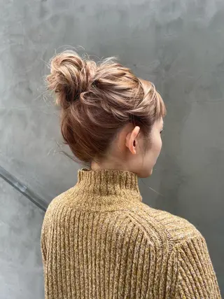 ロング ヘアアレンジ 高橋 りかのヘアスタイル