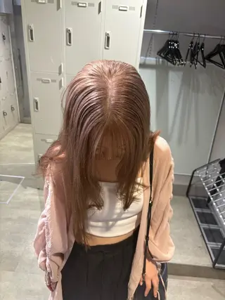 カラー 透明感ベージュ🤎 ナチュラルレイヤーのヘアスタイル