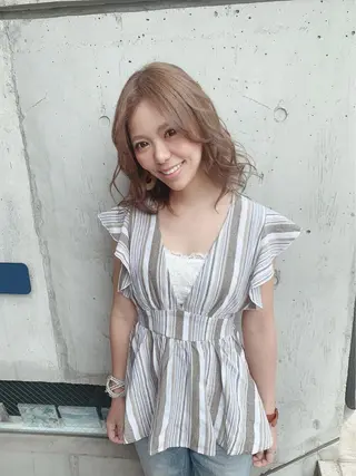 ミディアム カラー HAIRsalon BONDS所属・山本 佳裕のヘアスタイル