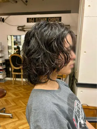 ショート パーマ ショートカット/ キタハラユリナのヘアスタイル