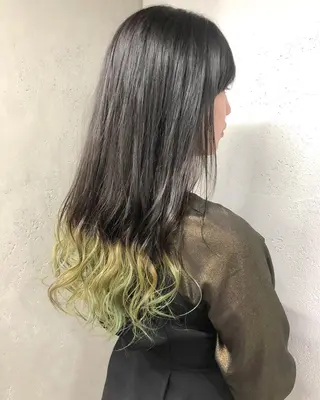 ロング カラー ヘアアレンジ 【池袋/スパイキー ショート】ⓝⓘⓜⓤのヘアスタイル