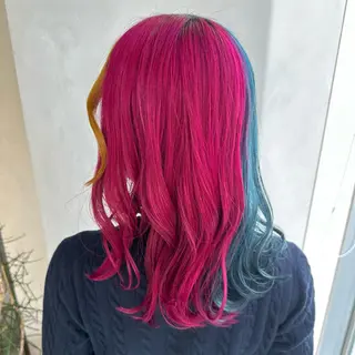 カラー デザインカラー/パー マ🦖外岡咲希🦖のヘアスタイル