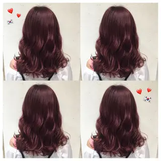 ミディアム カラー 韓国ヘア得意❤︎森澤 悠佳のヘアスタイル