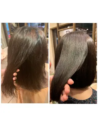 ショート カラー A10+α所属・加茂 しのぶのヘアスタイル