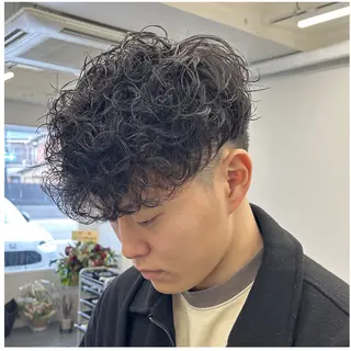 パーマ メンズ &maison.homme所属・倉内 海哉のヘアスタイル