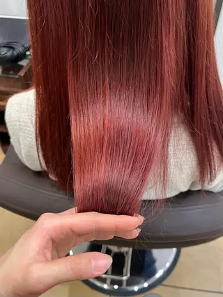 セミロング カラー ヘアアレンジ ちひろ /似合わせカラーのヘアスタイル