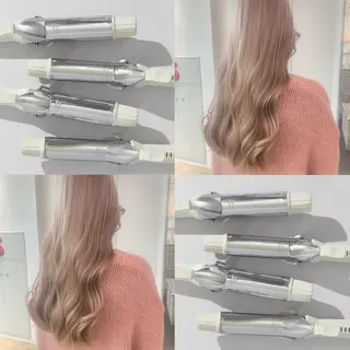 ミディアム 🎨ハイトーン/ 切りっぱなし みつきのヘアスタイル