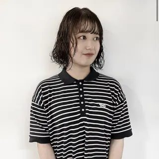 ショート 小山夕稀/ニュアンス パーマ/新城のヘアスタイル