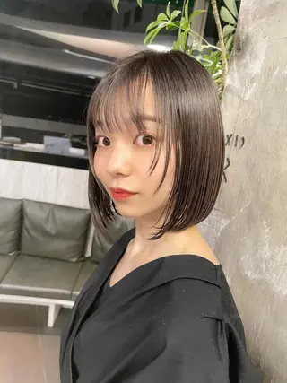 ショート レイヤー特化/小顔顔 周り/セノ/表参道のヘアスタイル