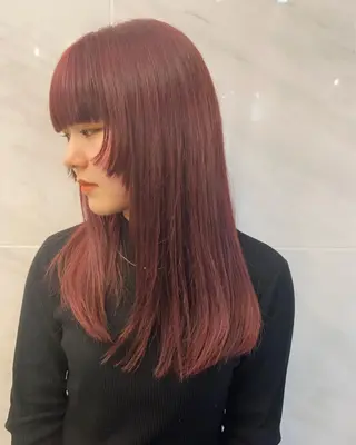 ロング おおつき ありかのヘアスタイル