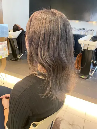 ロング カラー ダブルカラー/ウルフ 上田 航平のヘアスタイル