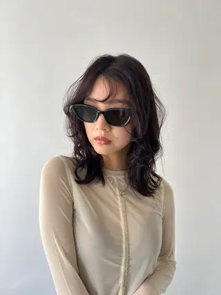 セミロング tokute Takahashiのヘアスタイル