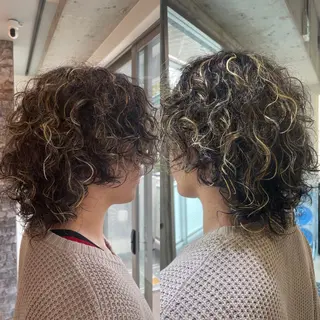 ミディアム 加藤 泰輔のヘアスタイル