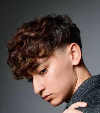 ショート パーマ メンズ かずき 💈毛流れ💈のヘアスタイル