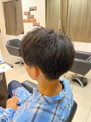 メンズ ショートボブ✨️ 池田芽生のヘアスタイル