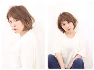 ショート 岸川 恭子のヘアスタイル