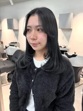 セミロング 𝗺𝗶𝗸𝘂♡ 似合わせ🎀のヘアスタイル