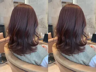 ミディアム 透明感カラー/ 髪質改善/松沢州途のヘアスタイル