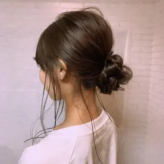 ロング カラー ヘアアレンジ clan所属・Satsuki ✂︎♡のヘアスタイル