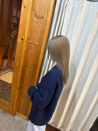 カラー 極ダブルカラー😎 透明感😇/ハルキのヘアスタイル