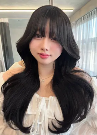 ロング 🇰🇷祝斗🇰🇷 /韓国ボブ/レイヤーのヘアスタイル