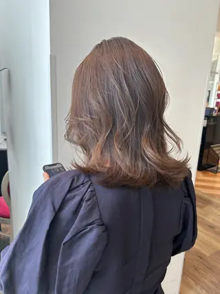 ミディアム カラー 透明感カラー k-twoういのヘアスタイル