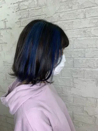 ミディアム カラー ブリーチ特化 ハイトーンRYOYAのヘアスタイル