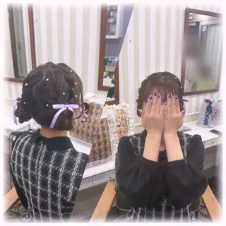 ヘアアレンジ 秋葉原コットン所属・ヘアセット 🤍AIRA🤍のヘアスタイル