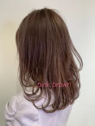 カラー 透明感/オリーブ/ グレージュ/YUKAのヘアスタイル