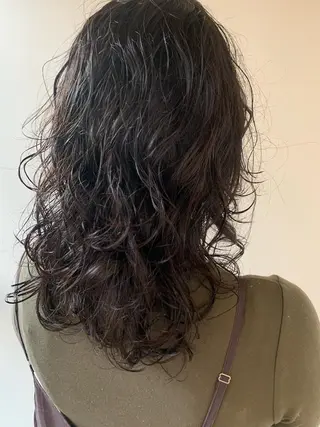 ミディアム パーマ AR.MARA hair  studio所属・AR.MARA サトウヒカルのヘアスタイル