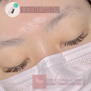 マツエク・マツパ 1ヶ月後も半分残る 高持続LEDエクステのマツエク・マツパデザイン