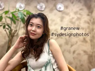 ロング カラー パーマ ヘアアレンジ granew*所属・sakamoto sayaのヘアスタイル