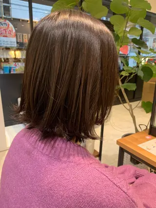 ミディアム 近 紗理奈のヘアスタイル