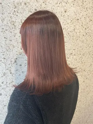 セミロング カラー lani hair salon所属・SHOTO ハイトー ン/デザインカラーのヘアスタイル