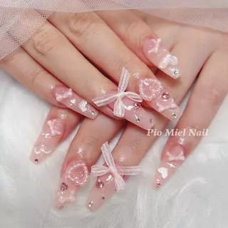 ネイル HANA 長さだしのネイルデザイン