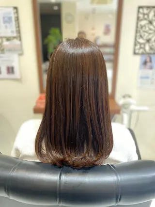 ロング カラー 横手 亜紀のヘアスタイル