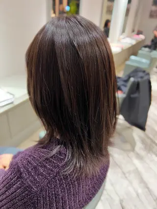 ミディアム カラー ﾕｳﾅ/ パーマ🐰のヘアスタイル