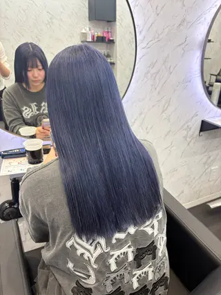 ロング カラー hair salon dot. mooda 韓国風サロン 町田店所属・韓国風ヘア🎀🩶 /♡𝓝𝓸𝓪♡のヘアスタイル