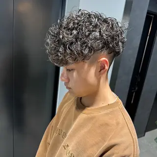 ショート カラー パーマ メンズ キッズ 🔥パーマ特化🔥 優馬のヘアスタイル