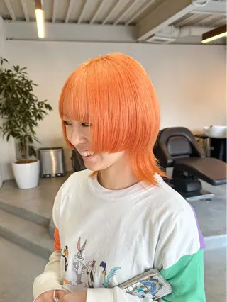 ショート カラー ハイトーン×似合わせ 🌱中川慎之介のヘアスタイル