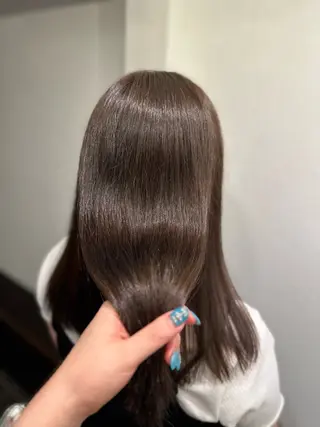ミディアム カラー ヘアアレンジ DANY🦋名駅✂︎ 艶髪/透明感カラーのヘアスタイル