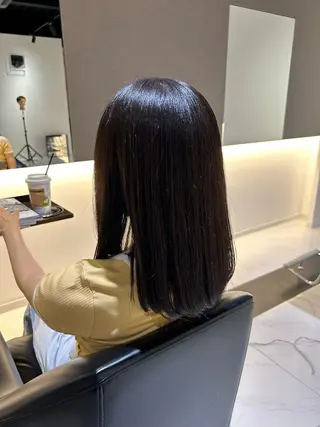 セミロング Gold hair LUXURY SALON所属・松原 まりのヘアスタイル