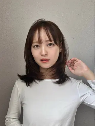 ミディアム カラー kaze代官山 🪽kanameのヘアスタイル