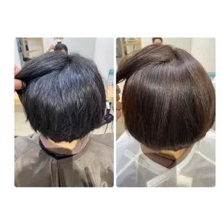 高難易度縮毛矯正　春日井　Soea(ソイア)所属・多久間 喬介のヘアスタイル